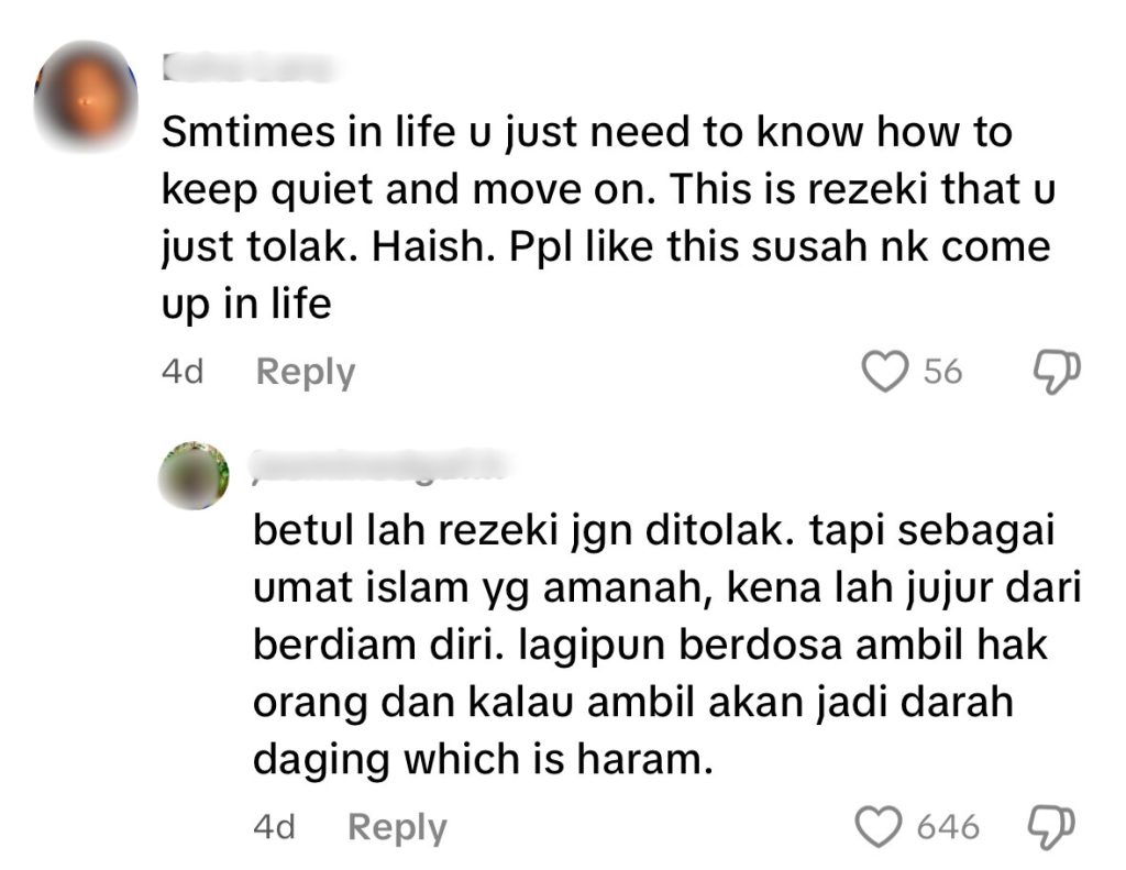 matcha comment rezeki jangan ditolak