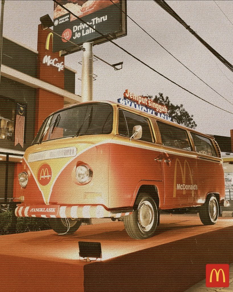 mcdonalds titiwangsa retro van