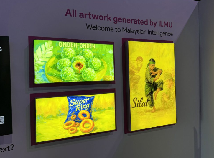 Artwork generated by ILMU with local elements. 