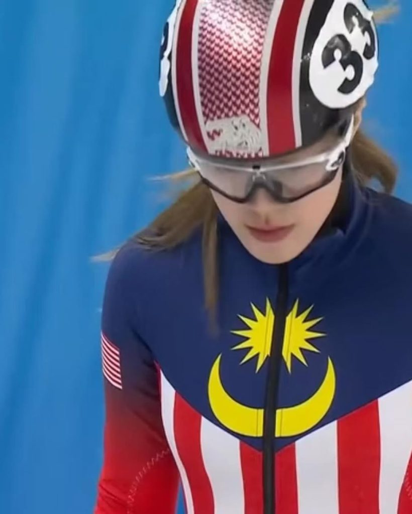 She represented Malaysia at the Asian Winter Games in Harbin, China