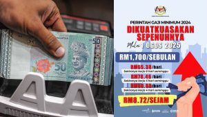 Malaysia's new minimum wage of RM1,700 to be fully enforced starting 1 August 2025