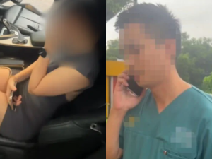 wife caught cheating with doctor bmw