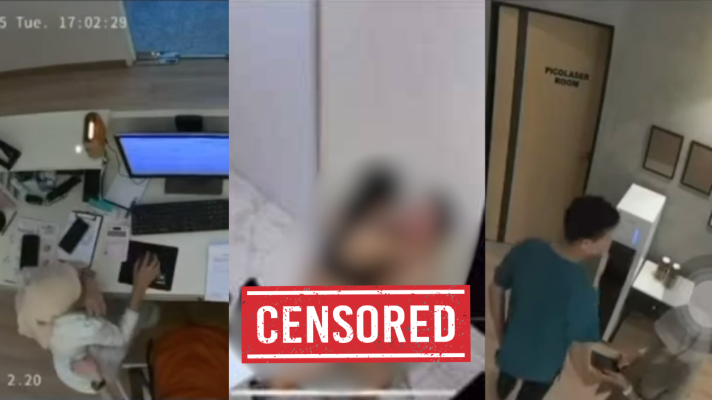 CCTV footage of Kelantan doctor performing indecent acts in his clinic goes viral
