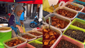 mak jah rm3 mixed rice nasi campur puchong