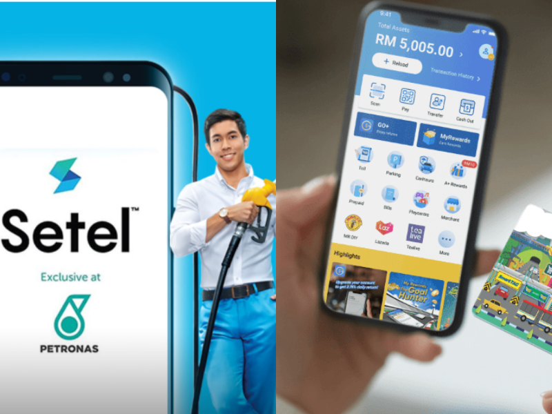 Skip the hassle by using the Touch ’n Go or Petronas Setel app. 