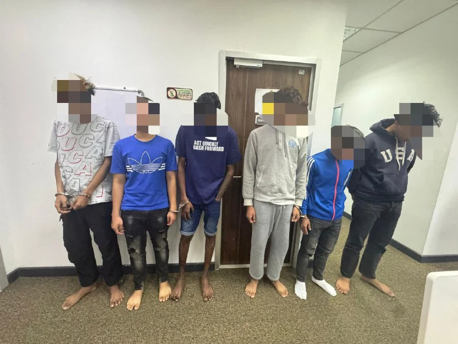 In total, six teenagers were caught after all tested positive for drug use