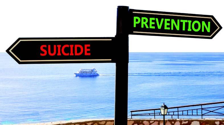 A reminder that help is always available, choose prevention over suicide
