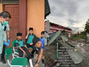 Storm in Kuala Langat's school