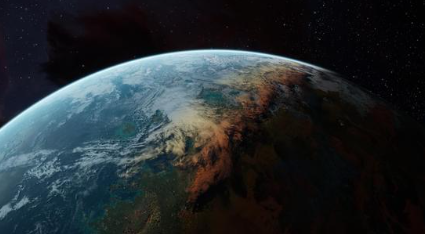 Earth in space