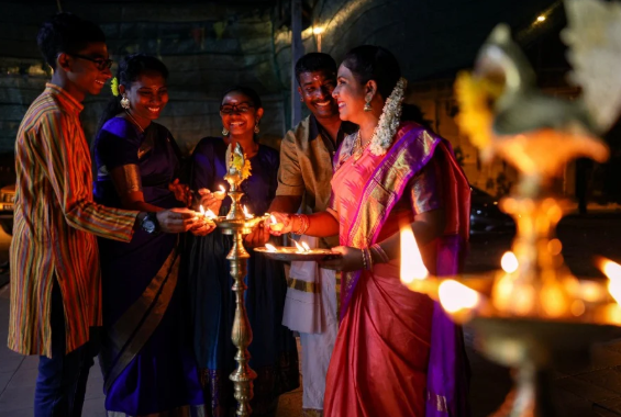 Indians are celebrating Deepavali, also known as "Festival of Lights".