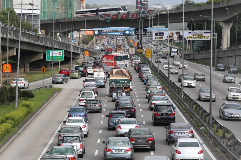 The Federal Highway in Kuala Lumpur, for illustration purposes only