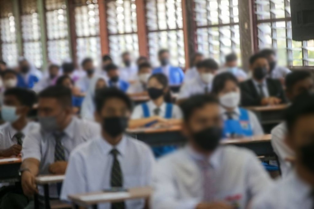 Students in secondary school