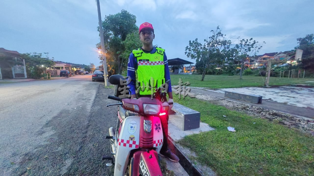 Backmedic motorcycle medical volunteers are on duty 24 hours a day