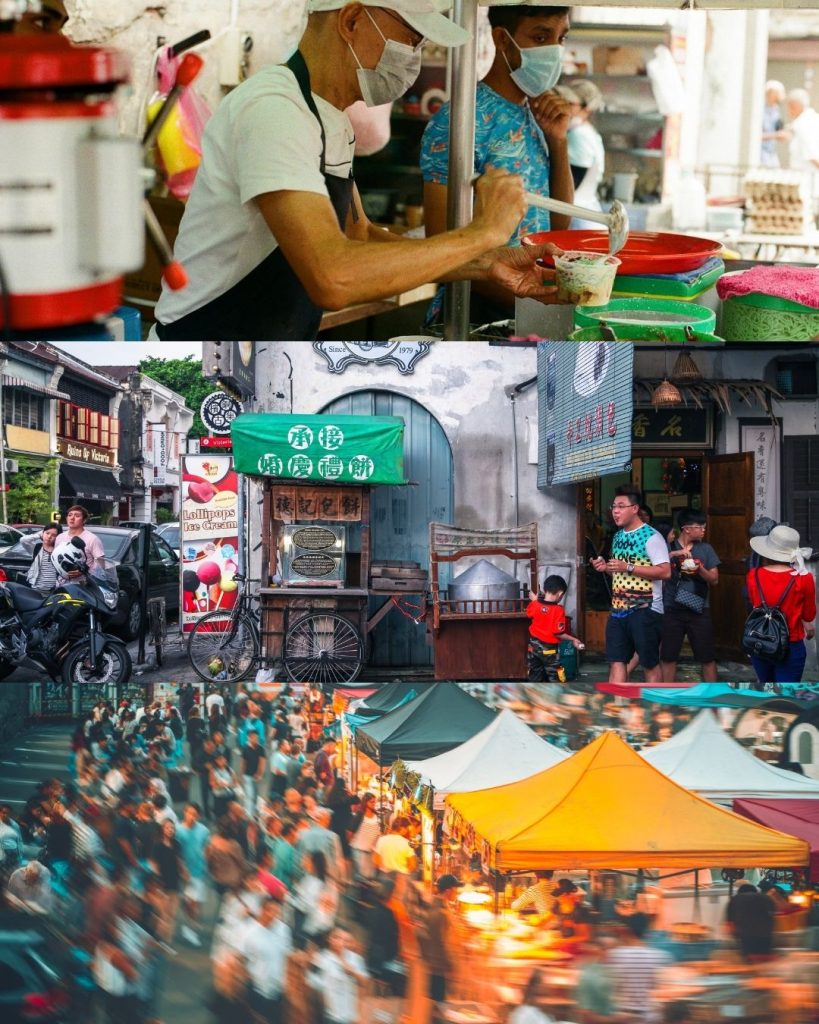 Penang island, known for its delectable cuisine and rich culture.