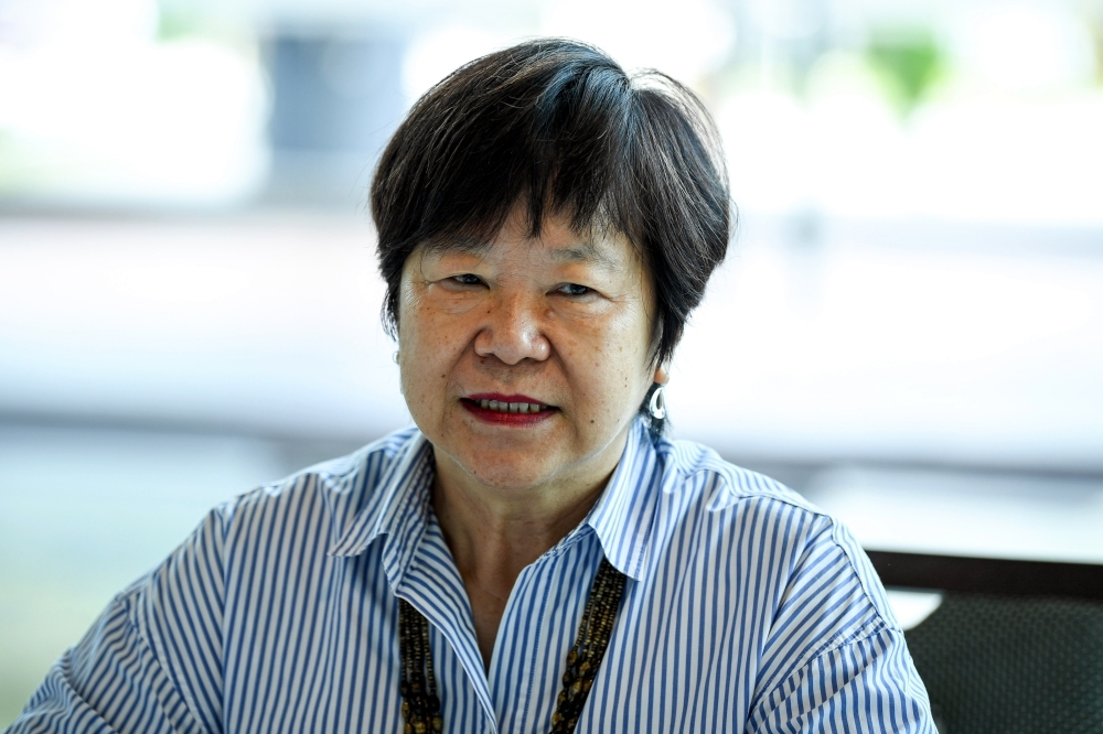 Chin Jeck Leng speaks to the media after the 2025 World Blood Donor Day and Silver Jubilee