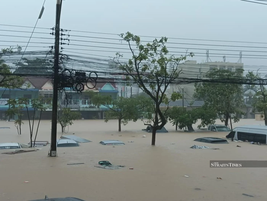 Severe floods in southern Thailand