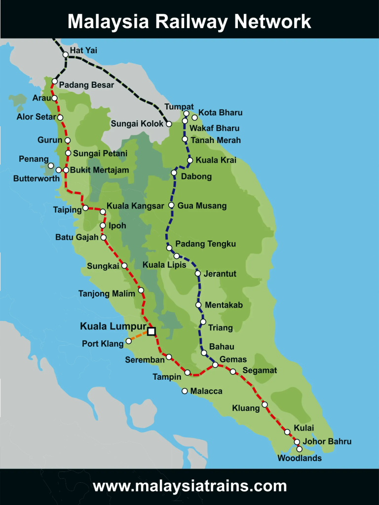 Malaysia railway network