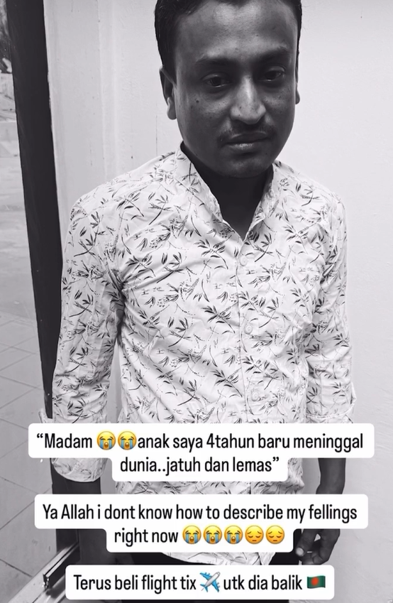 Bangladeshi worker in Malaysia devastated as 4-year-old dies, can’t afford to return home