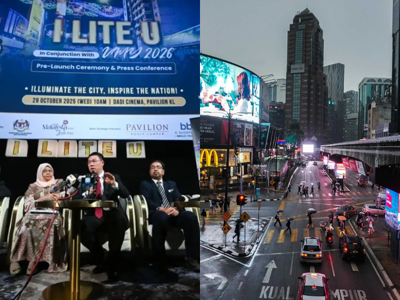 Bukit Bintang streets to close temporarily for "I LITE U" festival on 1 & 3 Jan
