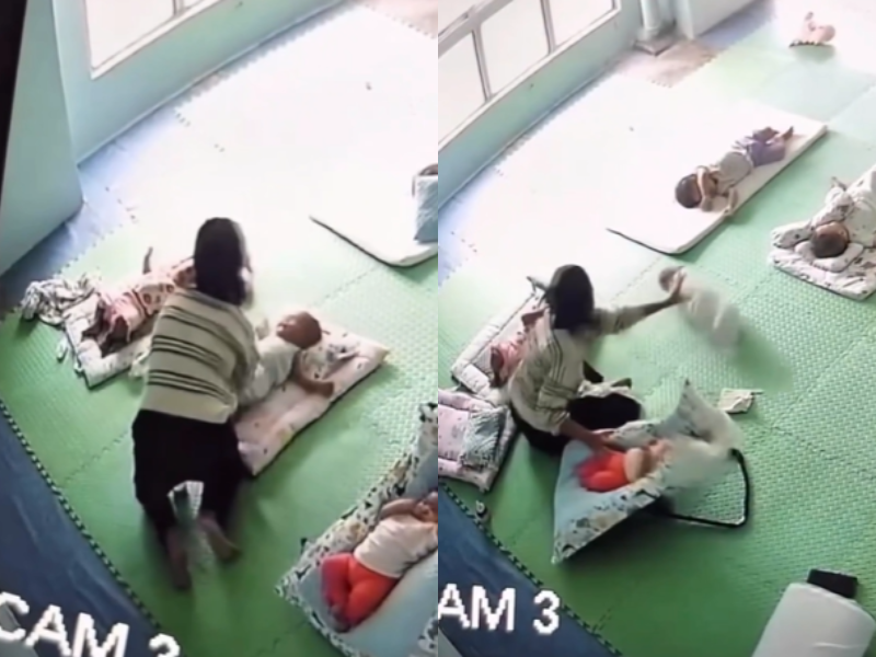 A caregiver arrested for alleged infant abuse at a nursery