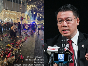 "Please stop littering", Minister calls for responsibility after Christmas Eve littering spree in Bukit Bintang
