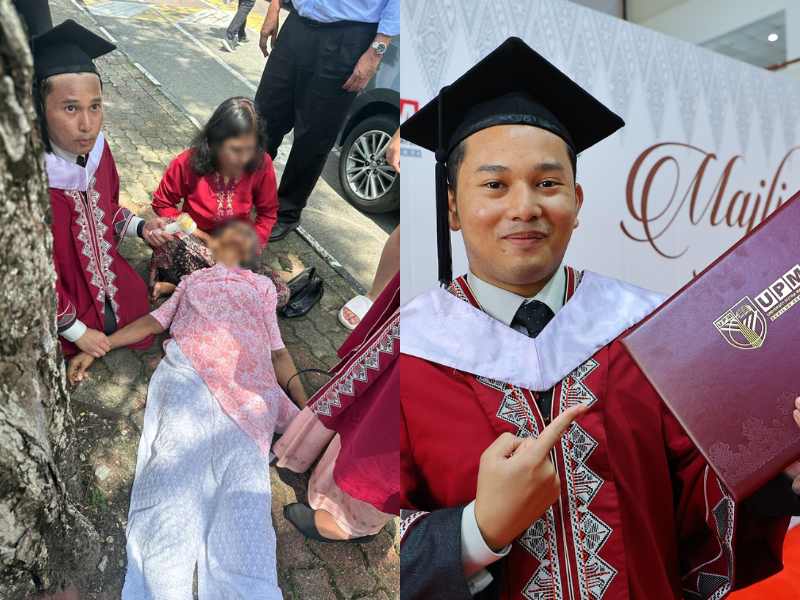 New UPM medical graduate provides emergency aid minutes after convocation