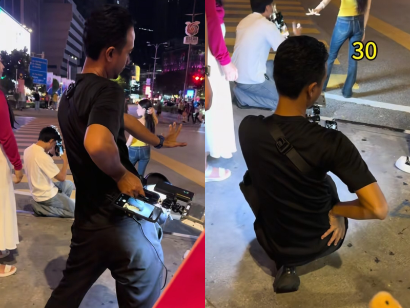 The photographer showcases various professional techniques