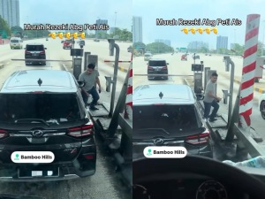 Kindhearted M'sian driver helps car stranded at toll by paying for toll fare