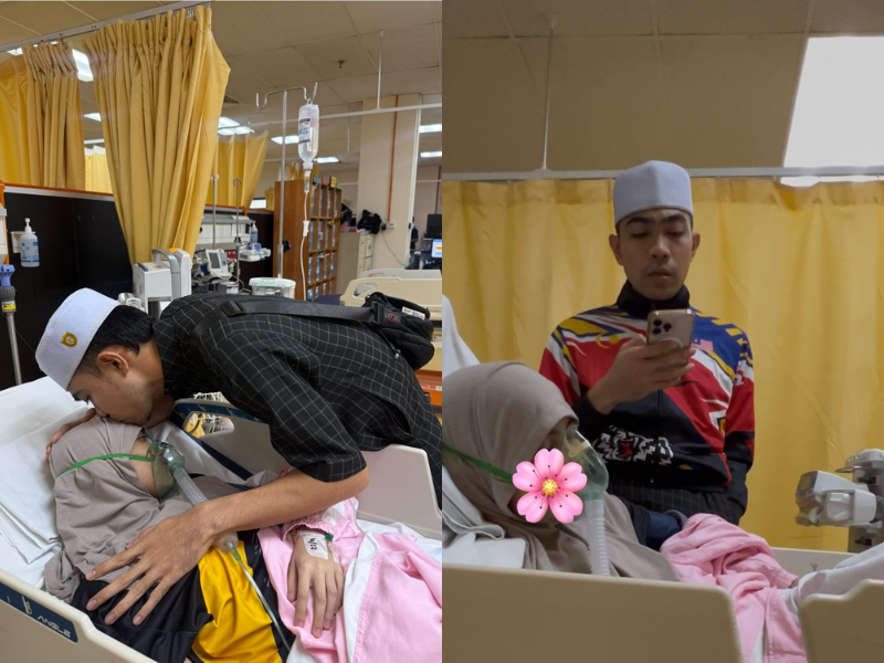 Ahmad sold his own belongings, including gold and luxury car to fund his wife's medical treatment