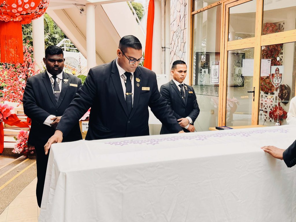 Damien ensures every farewell is dignified and heartfelt