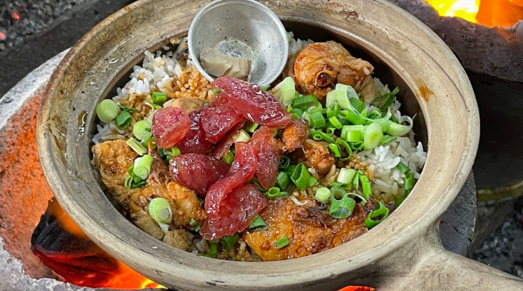 Claypot chicken rice, a dish that's enjoyed by many. 