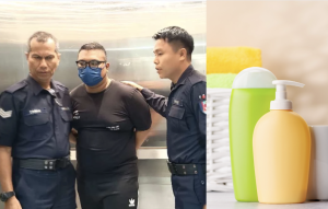 unemployed father steal toiletries