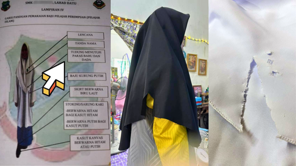 ustazah damages students headscarves