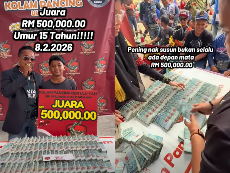 “I just wanted to accompany my dad”, 15yo M’sian unexpectedly wins RM500,000 in a fishing competition