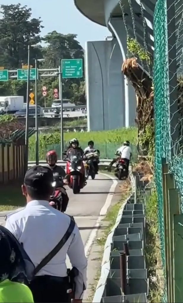 A routine festive roadblock turns into an unexpected viral moment