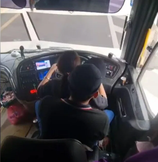 Shock over dangerous behaviour on express bus