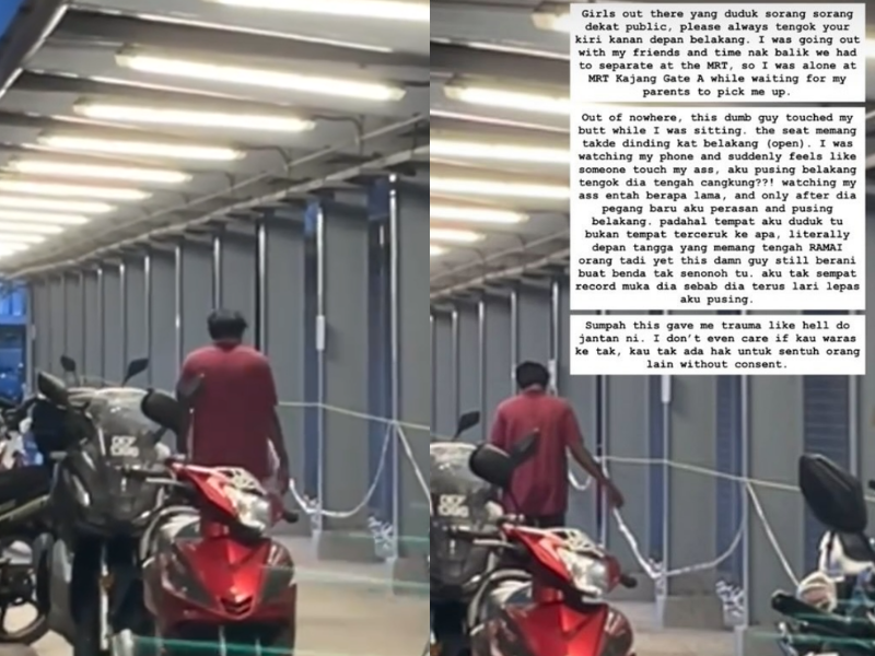 “He touched me from behind”, M’sian woman shares traumatic MRT Kajang harassment case