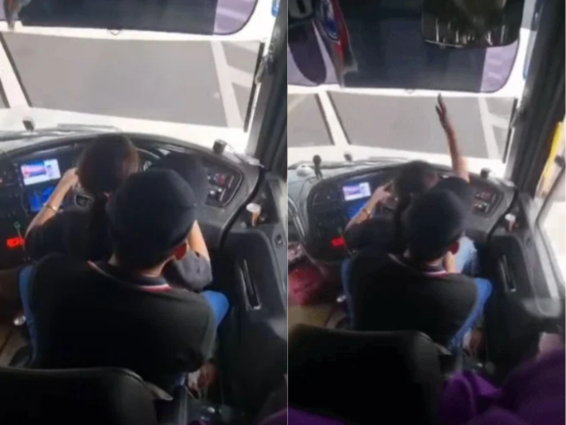 M’sian bus driver fired after caught having a woman on his lap, police urge them to turn themselves in