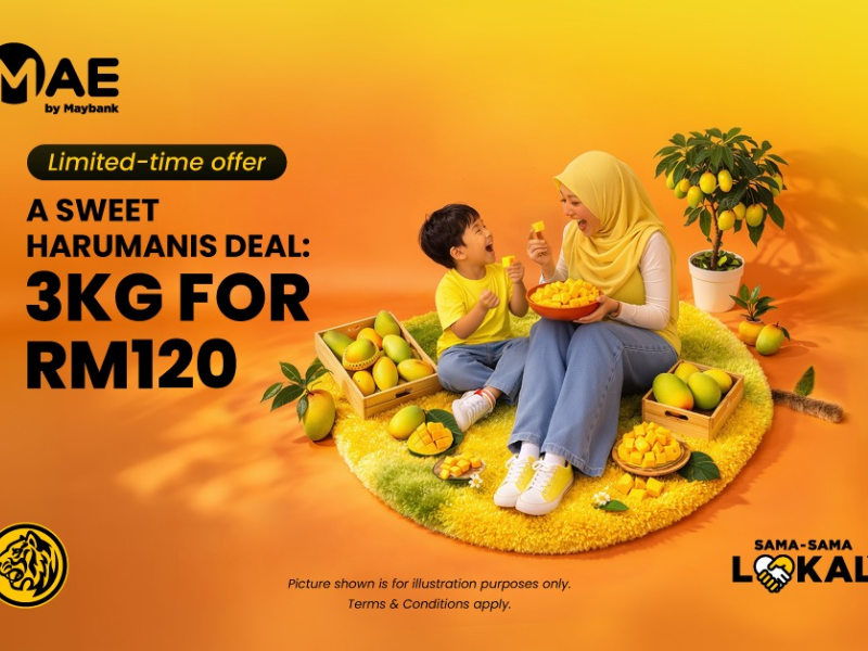 This is not a joke — Maybank MAE is now offering premium mangoes with FREE delivery