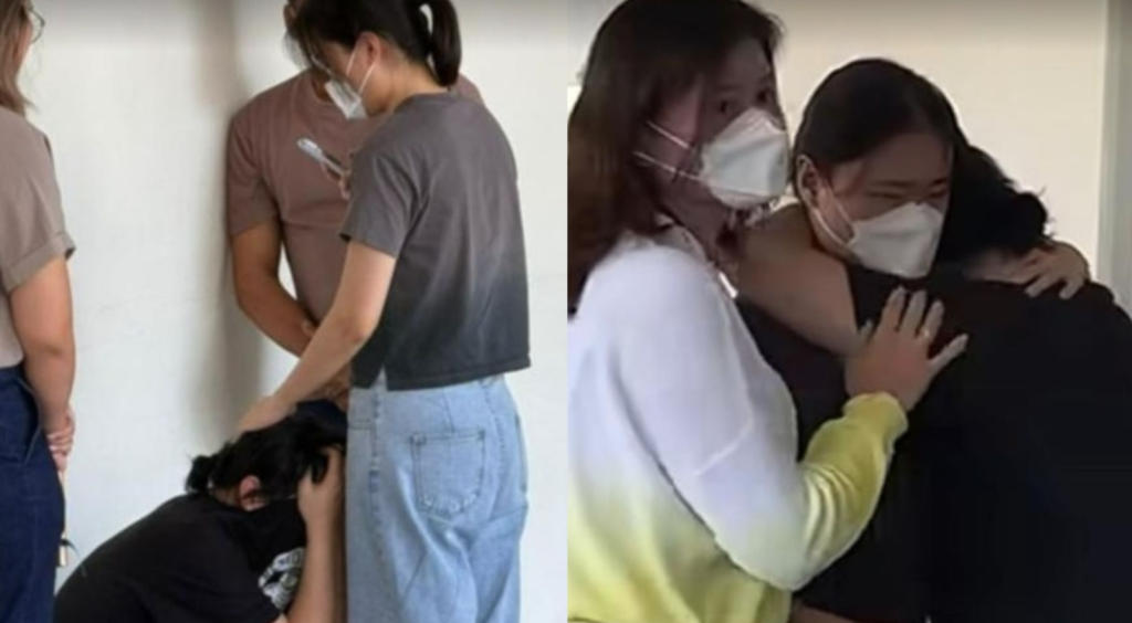 An emotional scene unfolded, as one of the victim's mother struggled to accept the fact that her daughter is no longer with her.