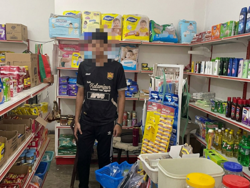 Image from: “You cannot open shop here!”, M’sian man criticised after confronting foreign worker in grocery store