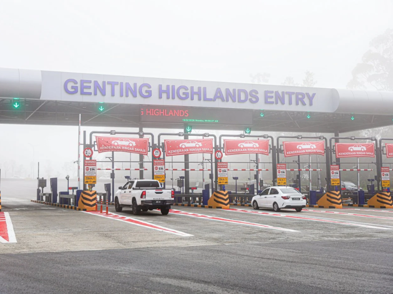 Genting Highlands toll charge officially begins on May 28, fees to start range from RM5 to RM25