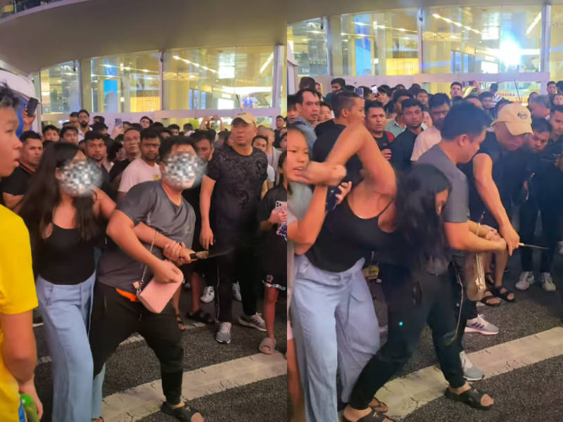 Knife-wielding woman sparks chaos at KL Rain Rave event, brother alleges mental health neglect