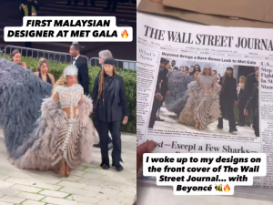 From Sarawak to the Met Gala: M'sian designer makes historic global debut