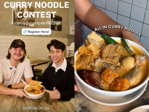 "Eat & win RM1,000", Kuantan based 60yo curry mee stall hosts eating challenge in KL this weekend