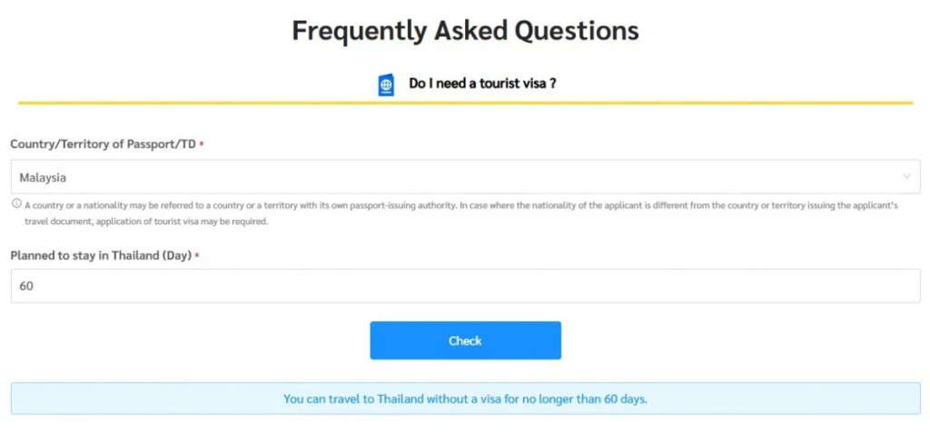 Image from: Thailand to tightens entry rules, cut visa-free stay to 30 days for 93 countries