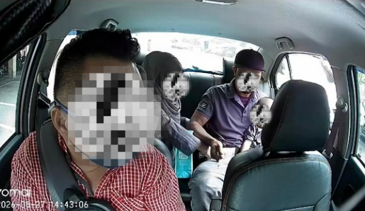 Image from: Grab ride turns chaotic after passenger allegedly slaps wife during RM7 fare argument