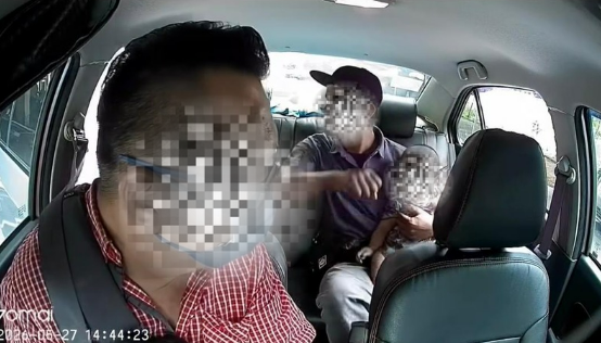 Image from: Grab ride turns chaotic after passenger allegedly slaps wife during RM7 fare argument