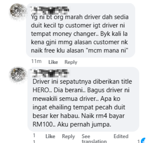 Image from: Grab ride turns chaotic after passenger allegedly slaps wife during RM7 fare argument