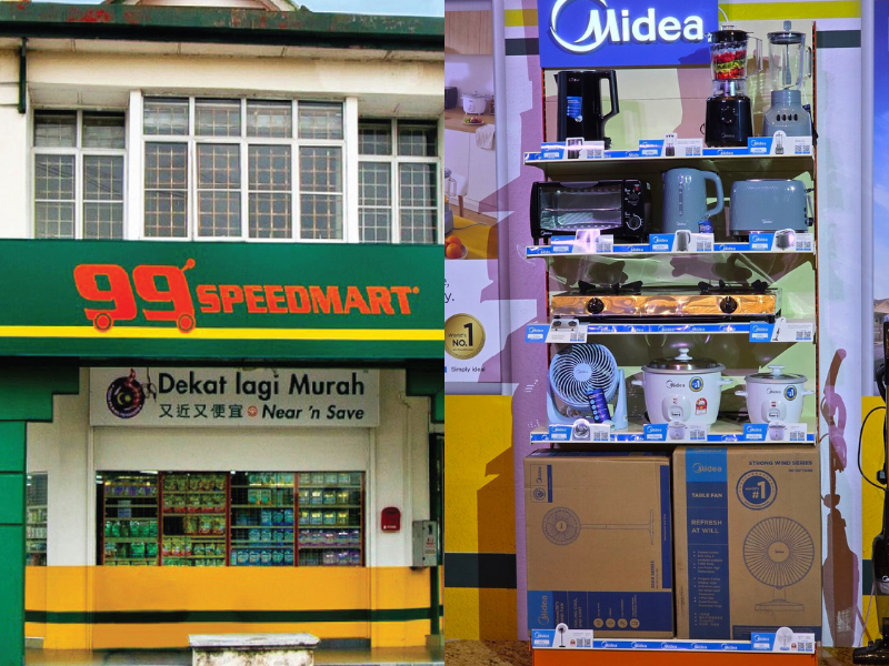 99 Speedmart now sells rice cookers, fans & more through Midea partnership